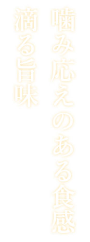 噛み応えのある食感